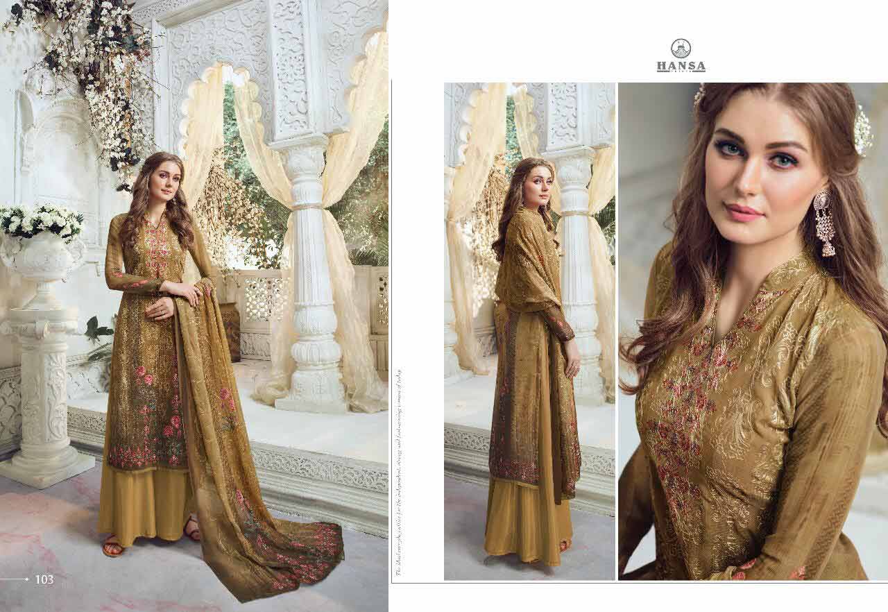 Hansa Husna Ara-Saanj Aariwork Wholesale Suits Hansa Husna Ara-Saanj Aariwork Wholesale Suits